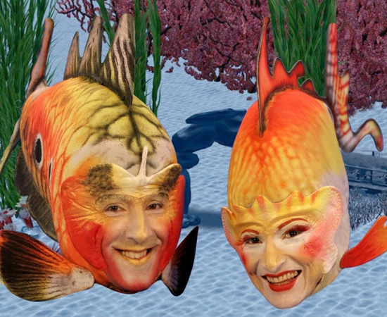 Glub Glub (1991) é um programa infantil que mostrava dois peixes conversando sobre lições de moral.