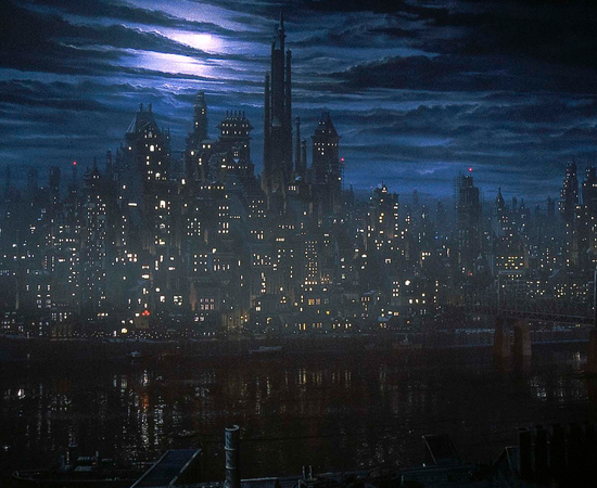 Gotham City é a o lar de Batman. Está localizada em algum lugar do litoral dos Estados Unidos. Gotham City é a o lar de Batman. Está localizada em algum lugar do litoral dos Estados Unidos.