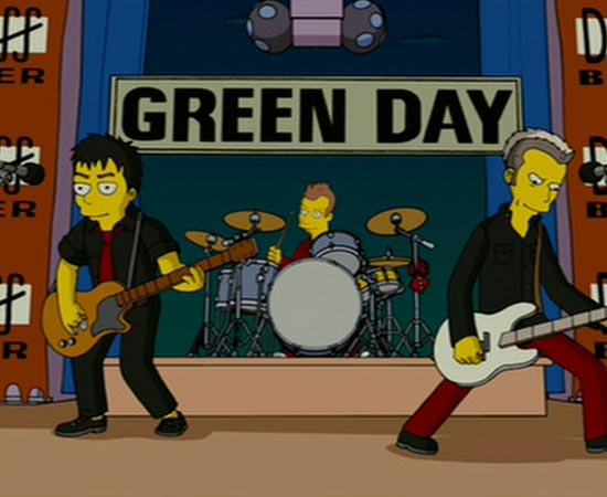 A banda americana Green Day.