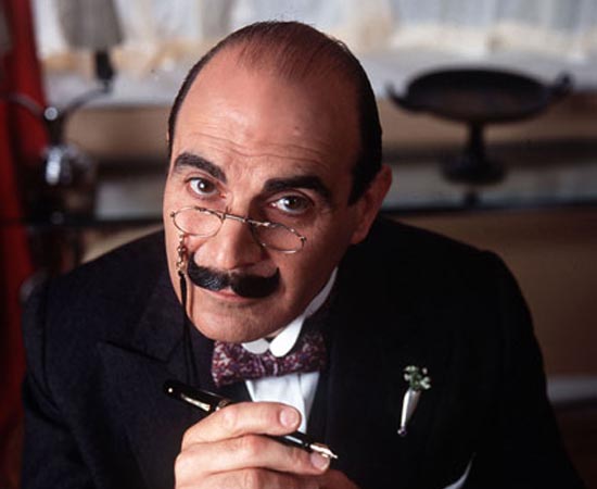 Hercule Poirot é um detetive criado pela escritora Agatha Christie. Ele é o protagonista de mais de 40 livros de ficção policial.