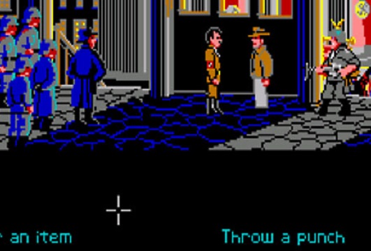Já em <i>Indiana Jones e a última cruzada</i>, o jogador pode escolher se dá ou não um soco em Hitler.