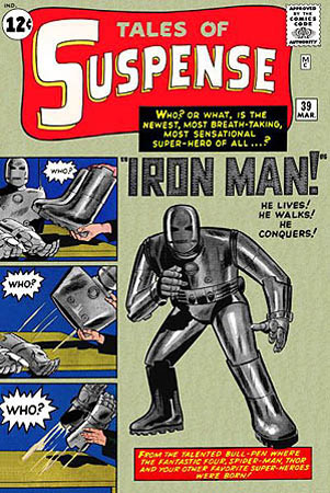 Sabe quem mais completa 50 anos de existência em 2013? O playboy Tony Stark. A estreia do Homem de Ferro aconteceu em 1963 no número 39 da revista Tales of Suspense, da Marvel.