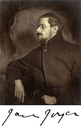James Joyce, escritor irlandês e autor de Ulisses.