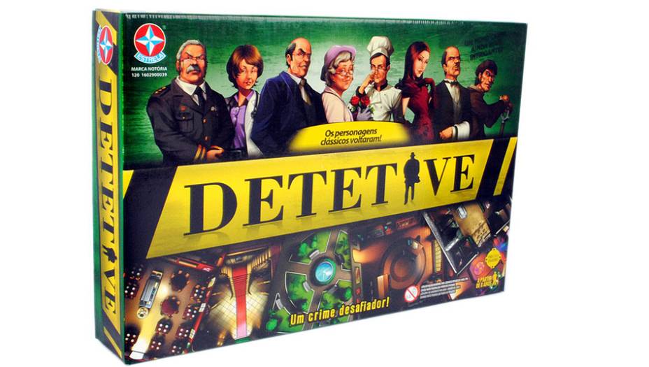 Fazer as vezes de detetive e descobrir detalhes de um assassinato estão entre os desafios deste jogo. Identidade do criminoso, arma e local do crime devem ser desvendados ao longo da brincadeira. Até Agatha Christie adoraria!