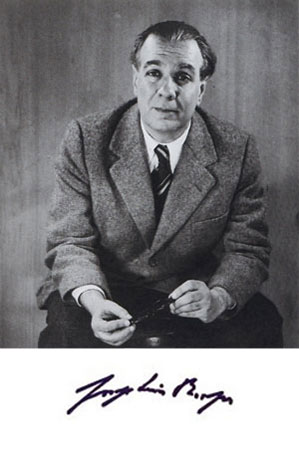 Jorge Luis Borges, escritor argentino e autor de O Aleph. Jorge Luis Borges, escritor argentino e autor de O Aleph.