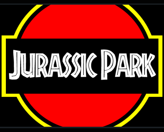 Essa fonte é outra querida entre o público: quem não lembra da fonte usada no cartaz do filme ´Jurassic Park´?