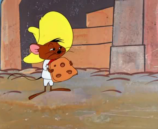 Ligeirinho (1953) é um desenho animado sobre um rato mexicano que faz de tudo por um pedaço de queijo.
