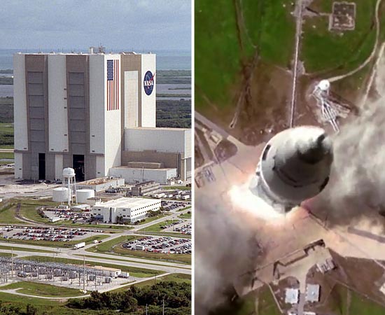 A área de lançamentos de foguetes do filme Apollo 13 (1995) é, na verdade, o Edifício de Montagem de Veículos (Vehicle Assembly Building) da Nasa, localizado na Flórida (EUA).