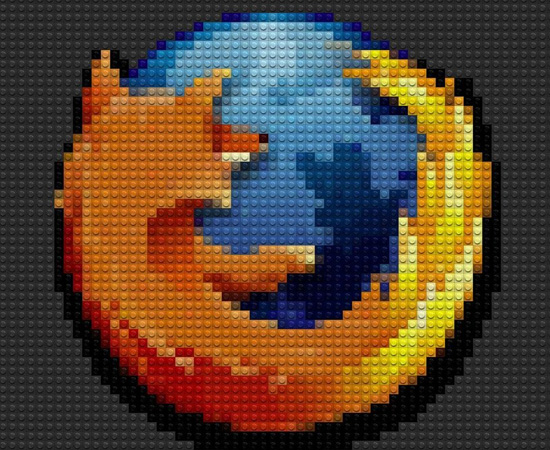 O navegador Mozilla Firefox também recebeu uma homenagem de um fã.