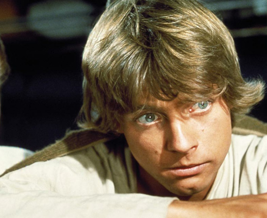 Luke Skywalker (Star Wars) - Ele até consegue beijar uma das garotas mais poderosas da galáxia: a Princesa Leia. O único problema foi descobrir que ela é, na verdade, sua irmã gêmea.