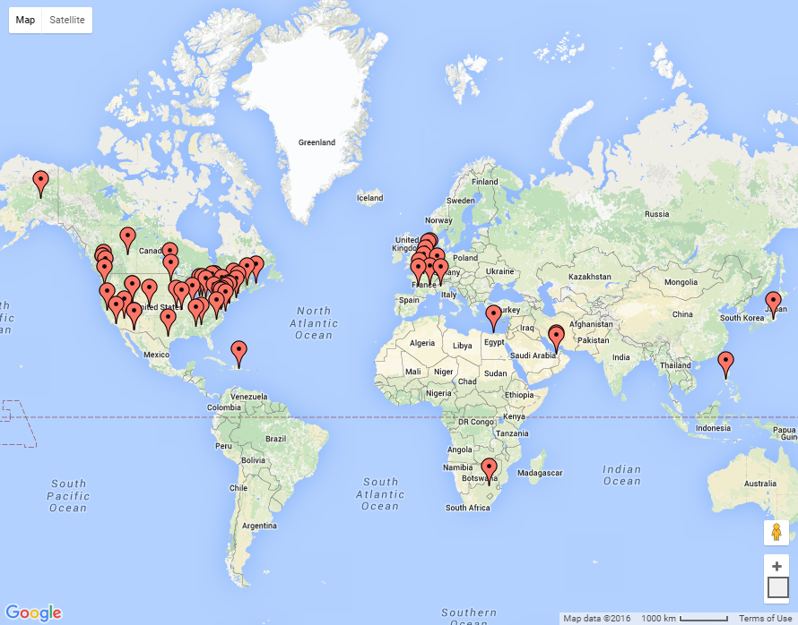 Mapa livrarias on demand