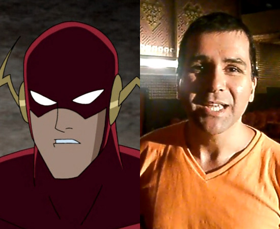 Dublador: Marcelo Garcia. Deu voz ao Flash (Liga da Justiça) e ao Krypto, o Super-Cão. Dublador: Marcelo Garcia. Deu voz ao Flash (Liga da Justiça) e ao Krypto, o Super-Cão.