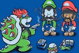 9 ícones da cultura pop reimaginados no universo de Super Mario Bros