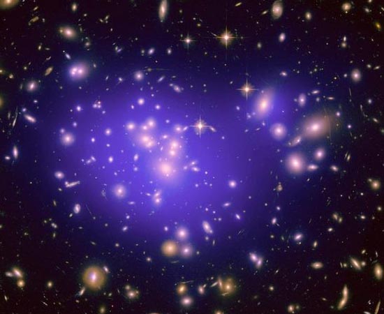 MATÉRIA ESCURA - Foi observada pela primeira vez em julho de 2012. Ainda muito misteriosa, é um importante componente do universo.