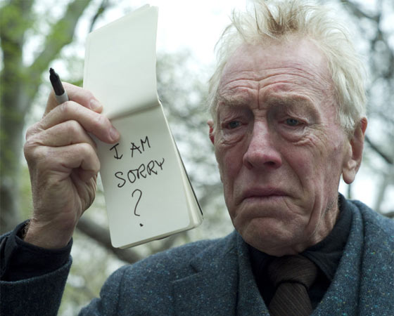 MELHOR ATOR COADJUVANTE - Max Von Sydow é 5 meses mais novo que Hal Holbrook. E também tinha 82 anos quando saiu a lista de indicados ao Oscar de 2011. Von Sydow entrou na competição depois de participar de Tão forte e tão perto, como um velho que só se comunica através de um bloco de notas.