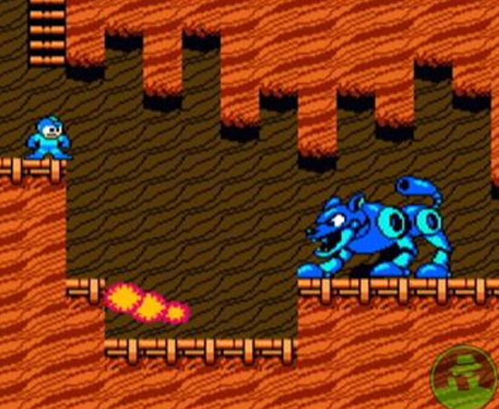 MEGA MAN 2 - É o primeiro jogo da série Mega Man a ter a opção de continuar e o sistema de senha. O objetivo é controlar o robô contra o cientista maluco que quer dominar o mundo.