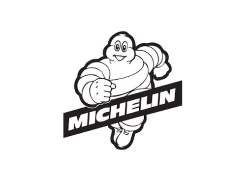 MICHELIN - O simpático bonequinho do logotipo é formado por pneus, produto que a empresa vende.