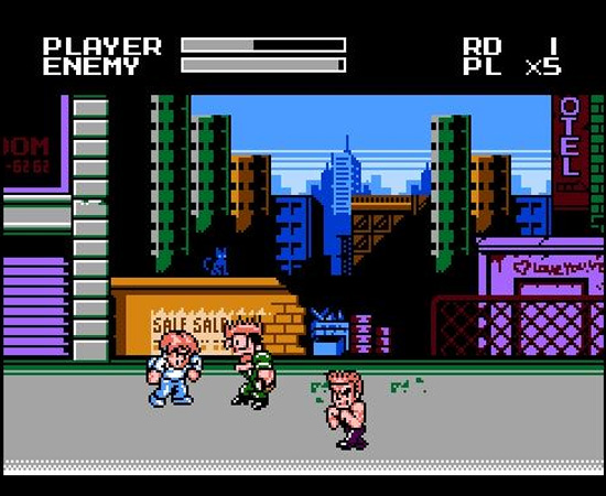 MIGHTY FINAL FIGHT (1989) - É um famoso jogo de briga de rua. A filha do personagem principal foi raptada e é seu papel resgatá-la.