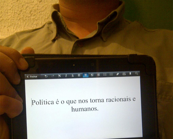 #minhapolitica Alan Kaminski, no Twitter