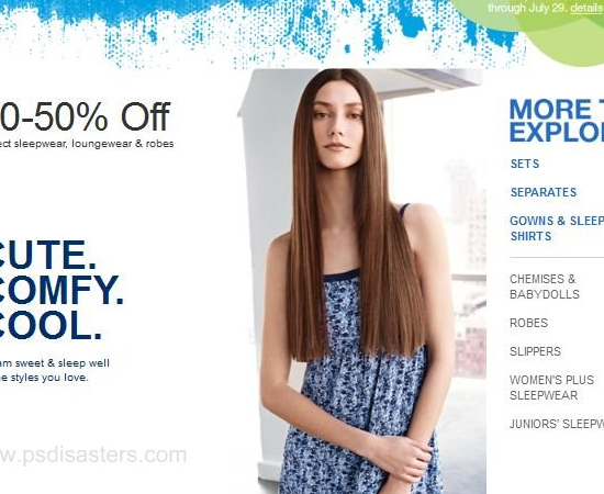 A modelo deste site de moda feminina parece ter o mesmo problema no pescoço! A modelo deste site de moda feminina parece ter o mesmo problema no pescoço!