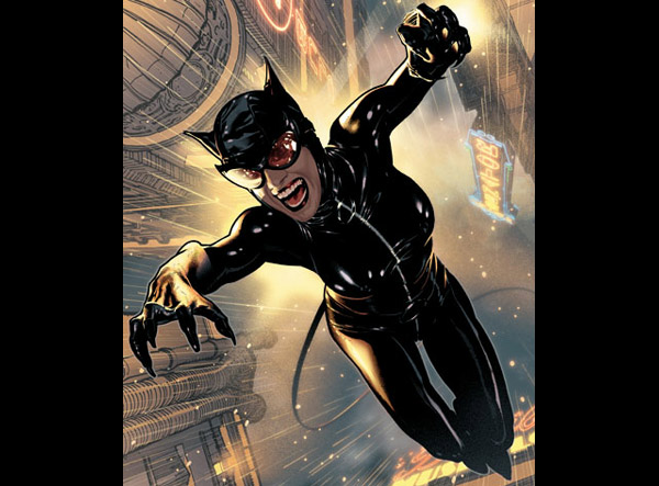 11 - A Mulher-Gato não é exatamente uma vilã, mas também não é uma heroína. Alter-ego de Selina Kyle, ela já teve seus romances com o Batman e sabe de sua identidade secreta, não obedece regras e faz sempre o que é conveniente. 11 - A Mulher-Gato não é exatamente uma vilã, mas também não é uma heroína. Alter-ego de Selina Kyle, ela já teve seus romances com o Batman e sabe de sua identidade secreta, não obedece regras e faz sempre o que é conveniente.
