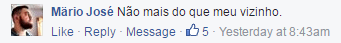 Não mais do que meu vizinho