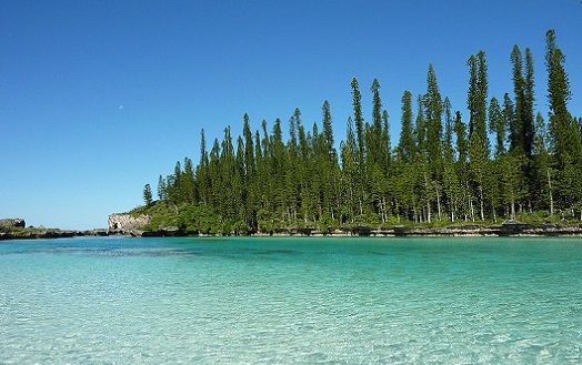 A Nova Caledônia é um território francês que fica a 1500 quilômetros a leste da Austrália. Embora as ilhas sejam pequenas, a área marítima protegida é enorme: maior do que o estado americano do Alaska.