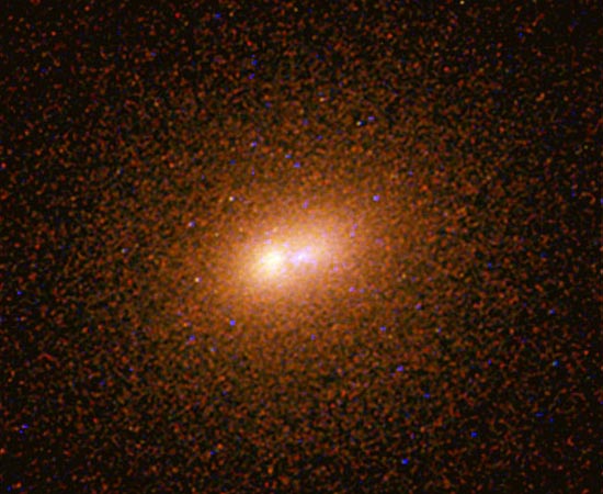 Núcleo da galáxia de Andrômeda.