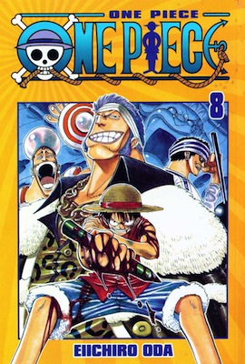 ONE PIECE, Eiichiro Oda (1997-): Uma tripulação pirata em busca do maior tesouro do mundo é o tema de uma das séries de mangá mais vendidas no Japão e uma das mais populares no mundo. De acordo com a editora japonesa responsável pela séria, a Shueisha, o título já vendeu mais de 260 milhões de volumes até agora. E continua a bombar. O anime veio em 1999. ONE PIECE, Eiichiro Oda (1997-): Uma tripulação pirata em busca do maior tesouro do mundo é o tema de uma das séries de mangá mais vendidas no Japão e uma das mais populares no mundo. De acordo com a editora japonesa responsável pela séria, a Shueisha, o título já vendeu mais de 260 milhões de volumes até agora. E continua a bombar. O anime veio em 1999.