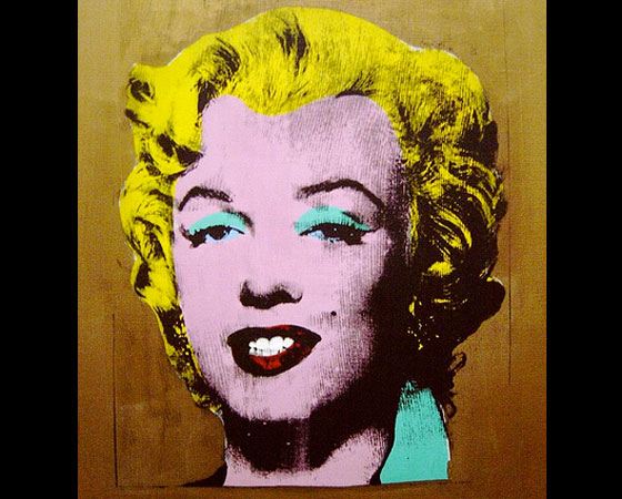 Warhol é reconhecido por seus trabalhos com pop art e famoso por ter criado pinturas de ícones americanos, como Marilyn Monroe, Elvis Presley e Elizabeth Taylor. Warhol é reconhecido por seus trabalhos com pop art e famoso por ter criado pinturas de ícones americanos, como Marilyn Monroe, Elvis Presley e Elizabeth Taylor.