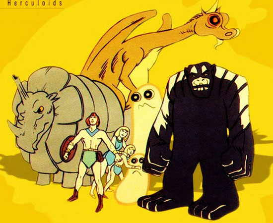 Os Herculóides (1967) é uma série animada sobre monstros poderosos que protegem o planeta Quasar.