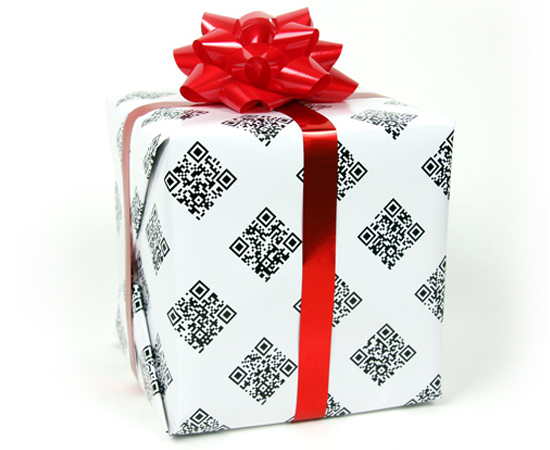 Papel de presente QR Code - US$ 14,99 (QR Rapping Paper) Papel de presente QR Code - US$ 14,99 (QR Rapping Paper)