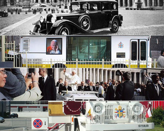 O papamóvel tem sido, por décadas, o carro oficial para transportar o pontífice em meio às multidões que ele arrasta. Veja agora como esse veículo evoluiu ao longo do tempo.
