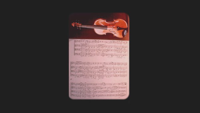 Imagem 116: A última imagem é a partitura do Quarteto de Cordas n. 13, de Beethoven. A música também está gravada no disco.