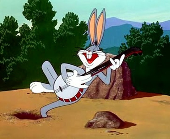 Pernalonga (1940) é um desenho animado que conta a história de um coelho que adora cantar e comer cenouras.