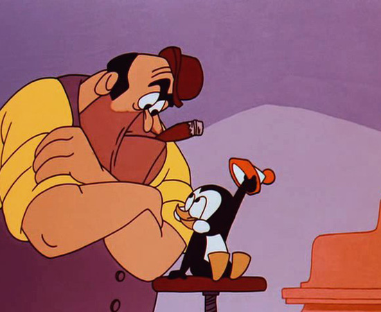 Picolino (1953) é uma série animada sobre um pinguim muito teimoso e atrapalhado.