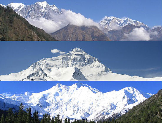 As 10 montanhas mais altas do mundo possuem mais de 8 mil metros de altura e estão localizadas na Ásia, especialmente na região do Himalaia. Saiba quais são esses picos que estão no sonhos de qualquer alpinista.