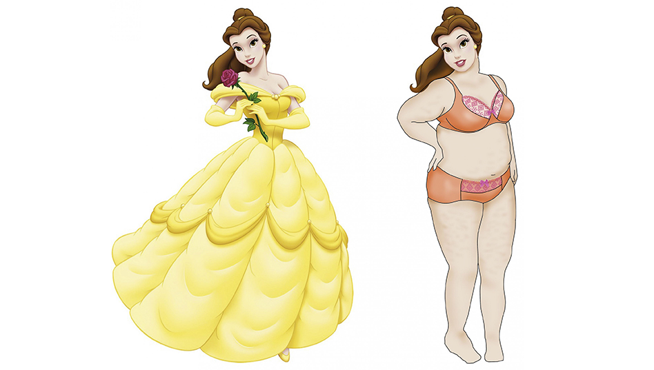 E se as princesas da Disney tivessem corpos normais?
