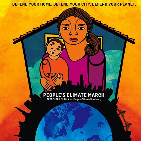 Defend your home. Defend your city. Defend your planet, de Favianna Rodriguez Defend your home. Defend your city. Defend your planet, de Favianna Rodriguez