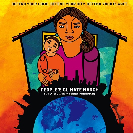 Defend your home. Defend your city. Defend your planet, de Favianna Rodriguez