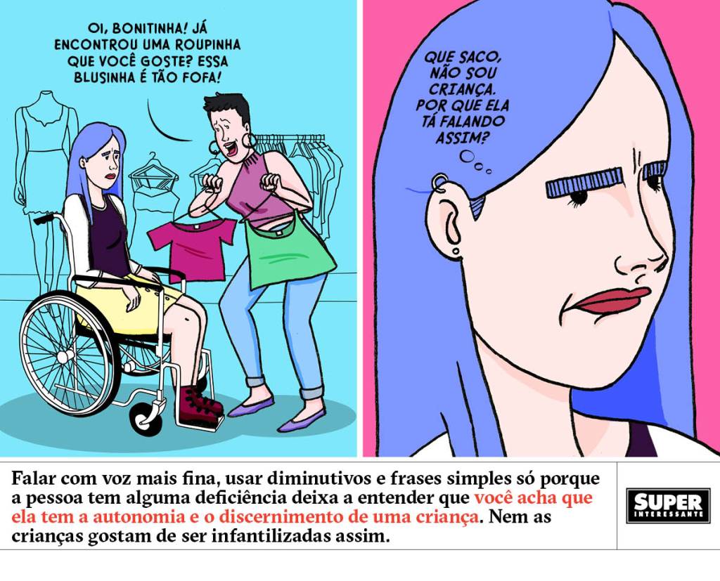 Quadrinhos deficiência física Quadrinhos deficiência física