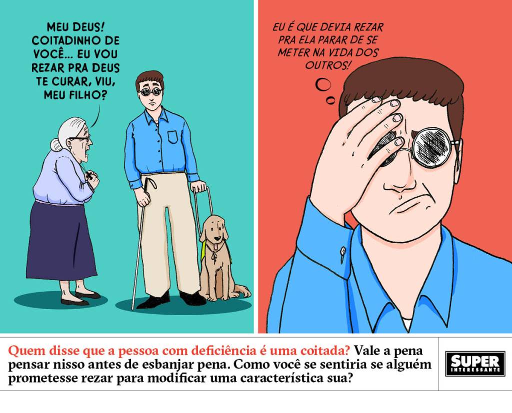 Quadrinhos deficiência física Quadrinhos deficiência física