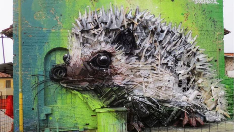 Um dos pontos centrais das esculturas do artista são os olhos dos animais, que tornam as obras quase impossíveis de ignorar por quem passa.