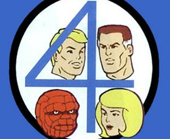 O Quarteto Fantástico (1978) é uma série animada que mostra a história de quatro humanos que se tornam super-heróis.