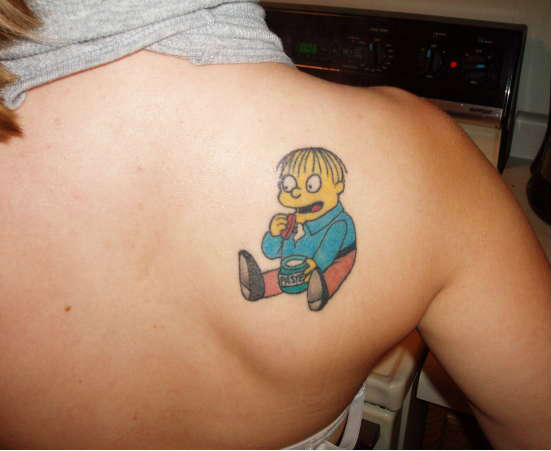 Para finalizar, nosso querido Ralph comendo cola. Viva os Simpsons! Para finalizar, nosso querido Ralph comendo cola. Viva os Simpsons!