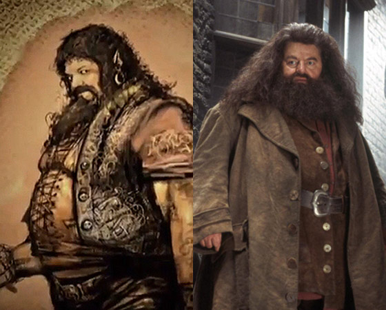 Veja só como seria o bom e velho Hagrid, da série Harry Potter.