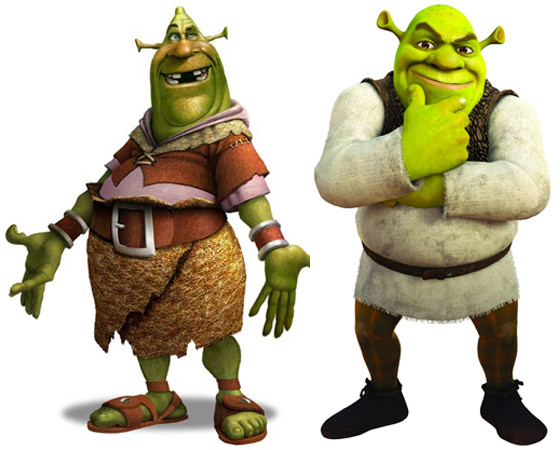 Uma das primeiras versões do ogro mais querido do cinema foi publicada por um funcionário da DreamWorks, o estúdio que fez Shrek. Qual dos dois te parece mais simpático?