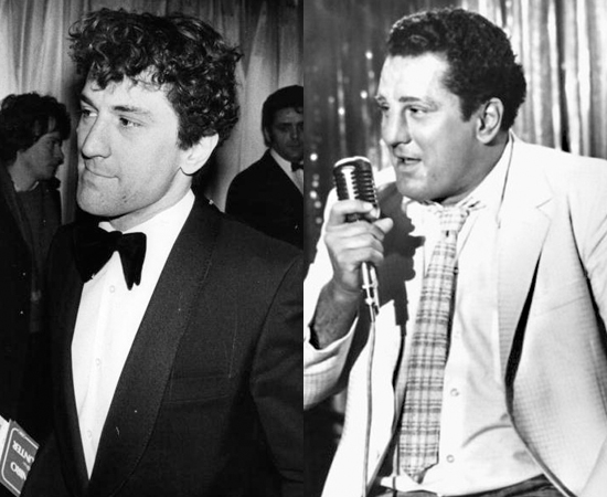 Mas, como o filme Touro Indomável mostra os anos de decadência do lutador Jake LaMotta, Robert de Niro precisou engordar 31 quilos para continuar interpretando o personagem. O esforço lhe rendeu o Oscar de Melhor Ator. Mas, como o filme Touro Indomável mostra os anos de decadência do lutador Jake LaMotta, Robert de Niro precisou engordar 31 quilos para continuar interpretando o personagem. O esforço lhe rendeu o Oscar de Melhor Ator.