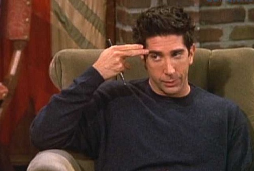 O paleontólogo Ross Geller, um dos protagonistas da série de tv <i>Friends</i>, também tem lugar nesta lista.