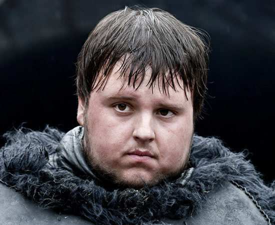 Samwell Sam Tarly (Game of Thrones) - As mulheres nunca deram muita atenção a Sam, assim como sua família. Rejeitado pelos pais, ele escolhe o exílio junto à Patrulha da Noite. No Norte, além de enfrentar o frio congelante da Muralha, Sam ainda precisa aguentar as chacotas dos colegas.